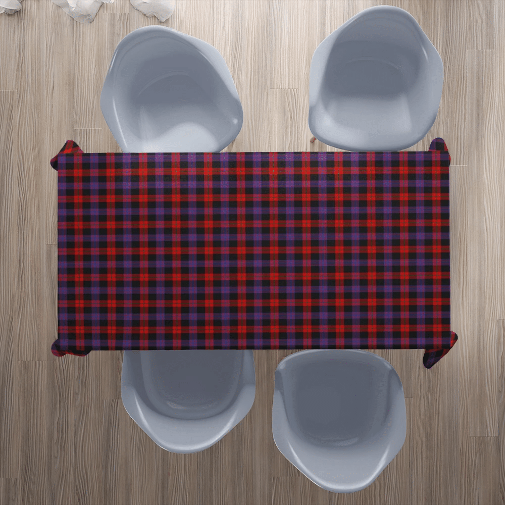 Brown Modern Tartan Plaid Tablecloth
