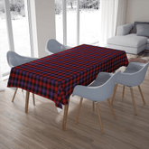 Brown Modern Tartan Plaid Tablecloth