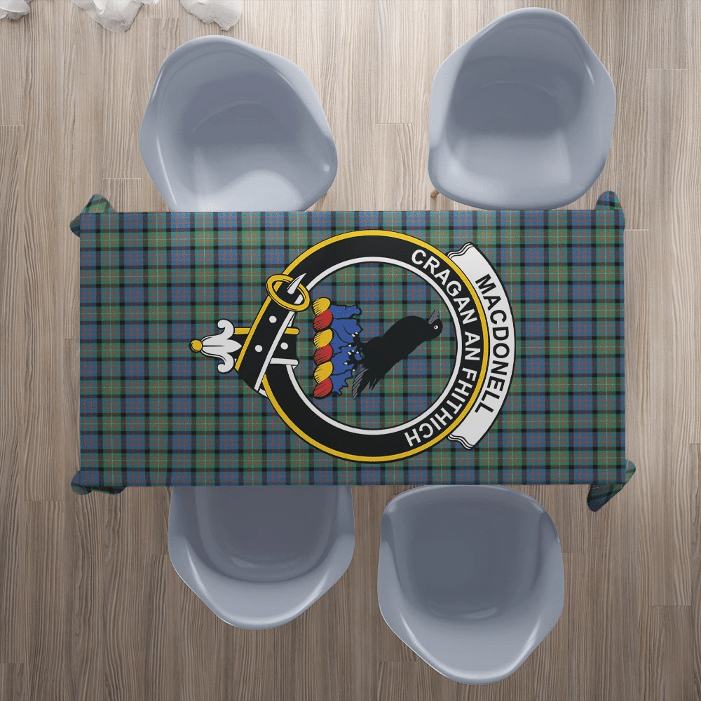 MacDonnell of Glengarry Ancient Tartan Crest Tablecloth