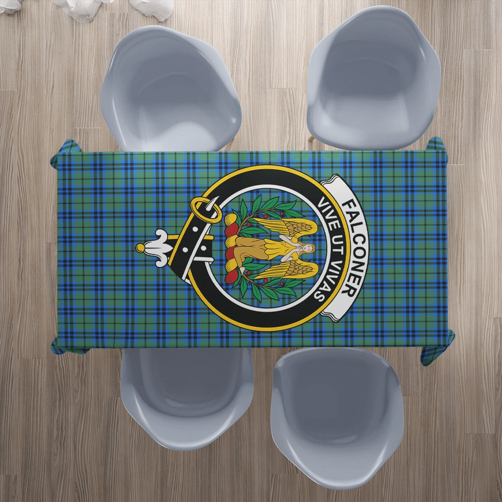 Falconer Tartan Crest Tablecloth