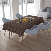 Nicolson Hunting Weathered Tartan Crest Tablecloth