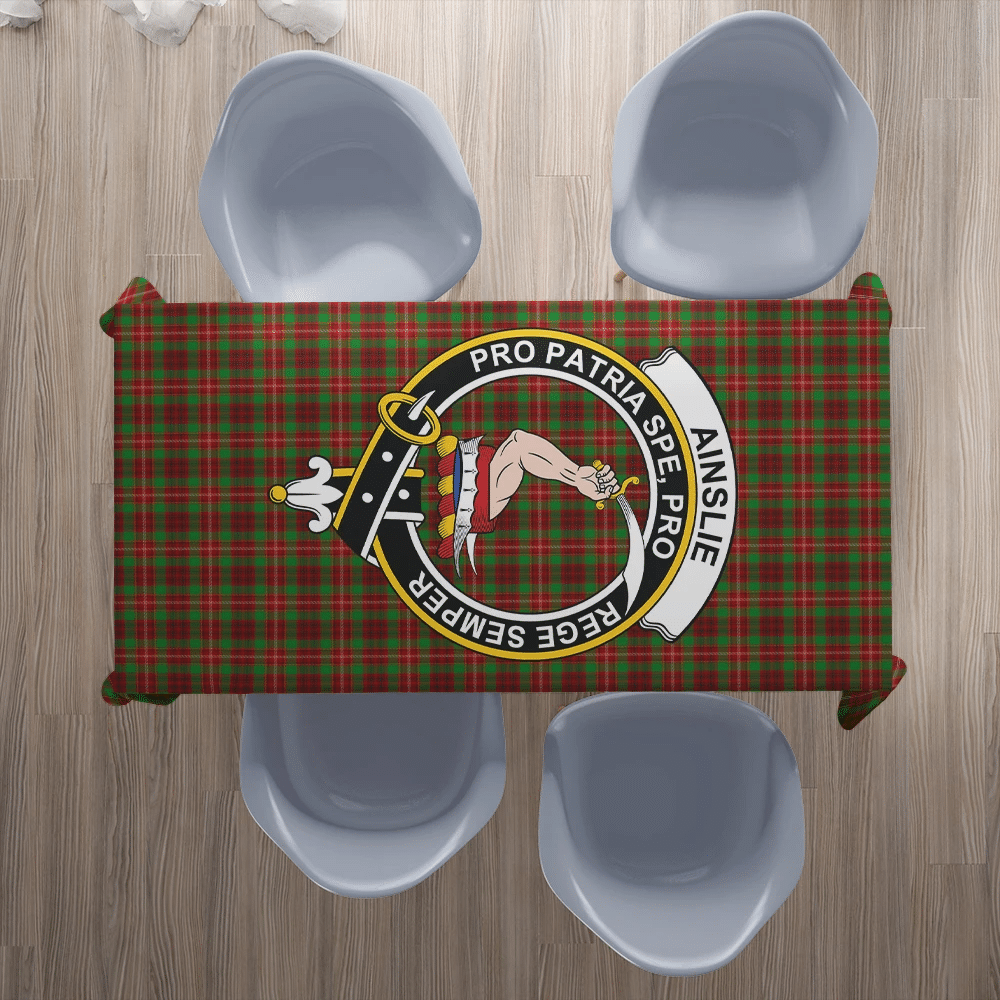 Ainslie Tartan Crest Tablecloth