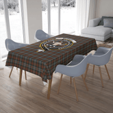 Murray of Atholl Weathered Tartan Crest Tablecloth