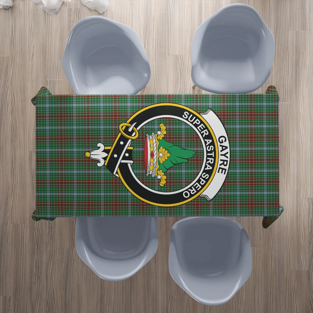 Gayre Tartan Crest Tablecloth