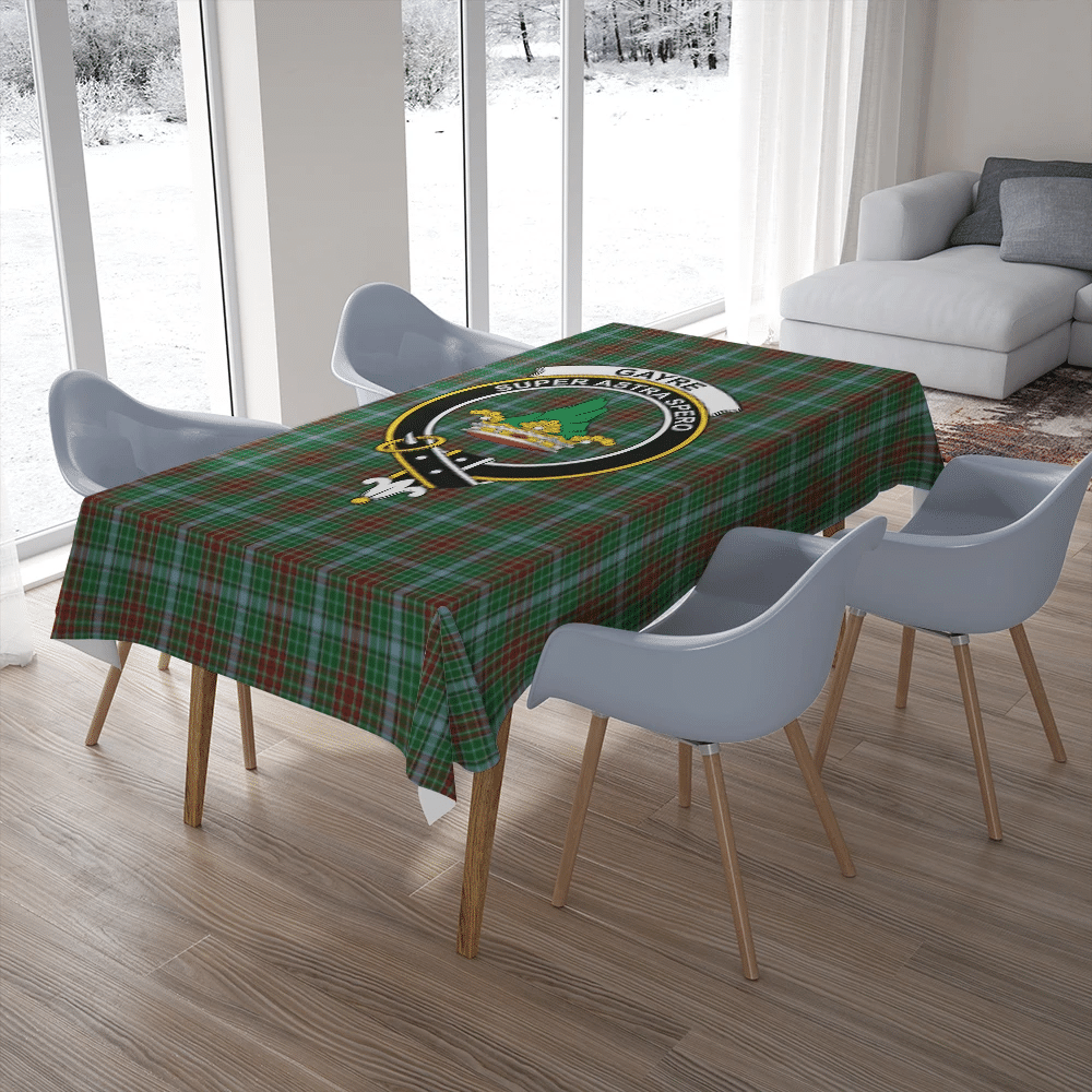 Gayre Tartan Crest Tablecloth