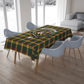 MacMillan Old Modern Tartan Crest Tablecloth