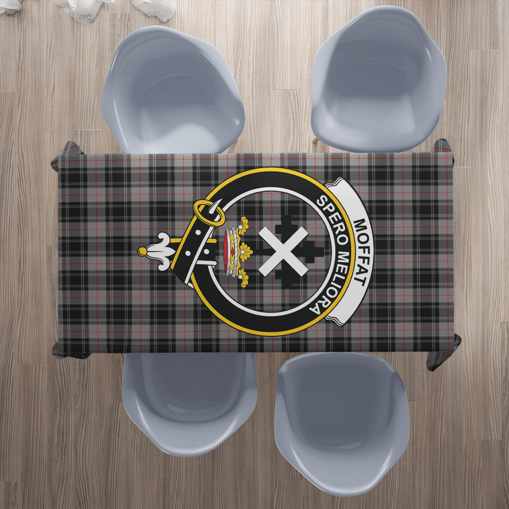 Moffat Modern Tartan Crest Tablecloth