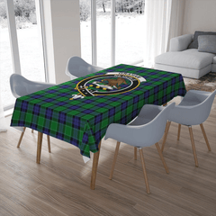 Graham of Menteith Modern Tartan Crest Tablecloth
