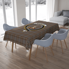 MacIntyre Hunting Weathered Tartan Crest Tablecloth