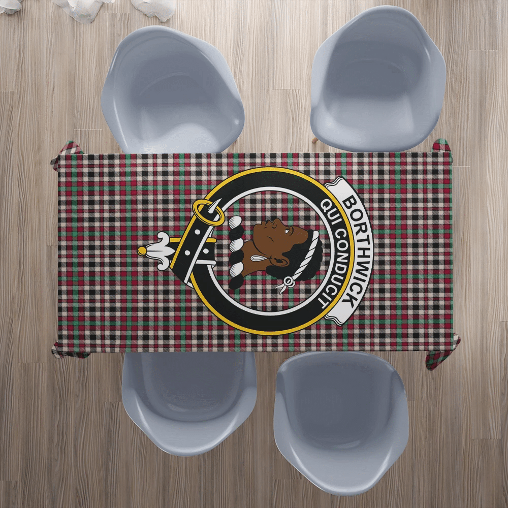 Borthwick Dress Ancient Tartan Crest Tablecloth