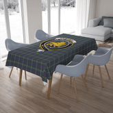 Campbell Argyll Modern Tartan Crest Tablecloth