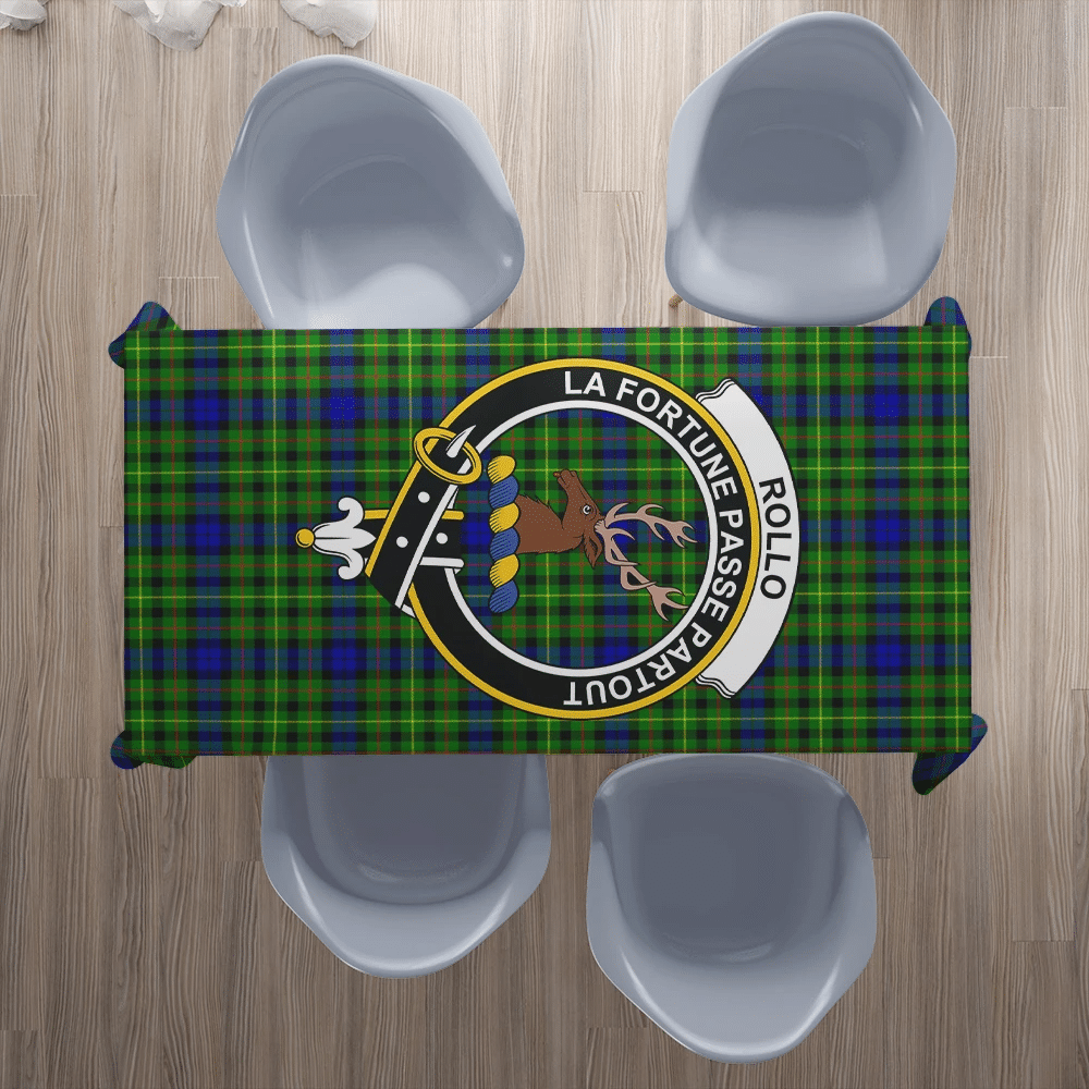Rollo Modern Tartan Crest Tablecloth