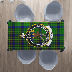 Rollo Modern Tartan Crest Tablecloth