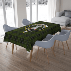 MacLean Hunting Ancient Tartan Crest Tablecloth