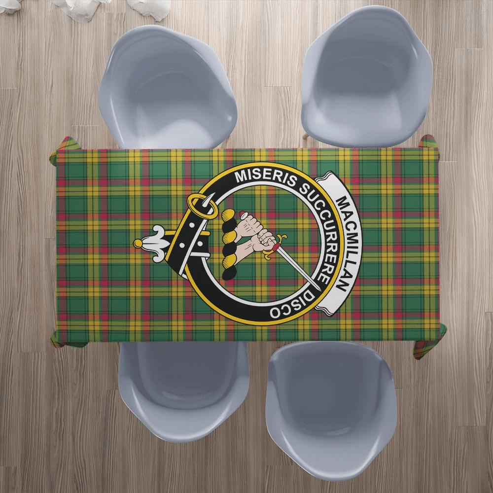 MacMillan Old Ancient Tartan Crest Tablecloth