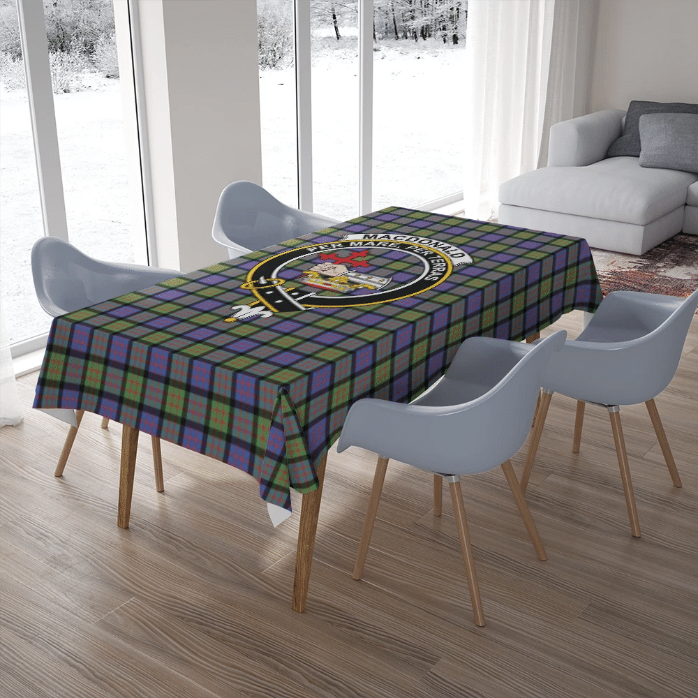 MacDonald Ancient Tartan Crest Tablecloth