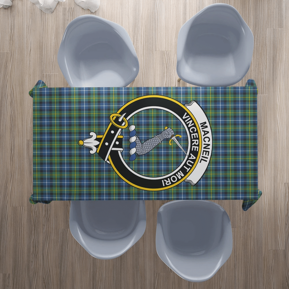 MacNeill of Barra Ancient Tartan Crest Tablecloth