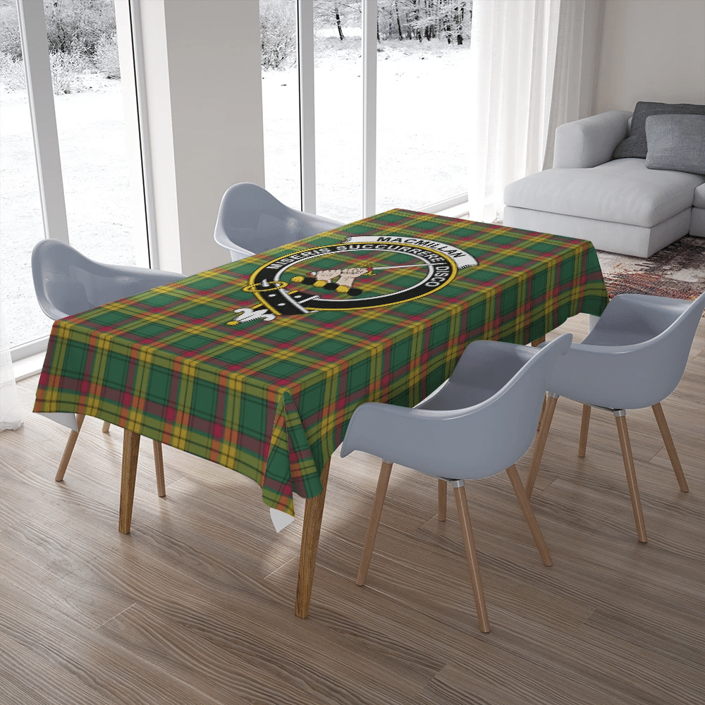 MacMillan Old Ancient Tartan Crest Tablecloth