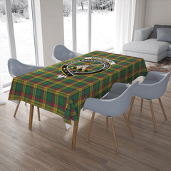 MacMillan Old Ancient Tartan Crest Tablecloth
