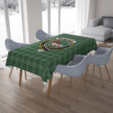 MacDonald Lord of the Isles Hunting Tartan Crest Tablecloth