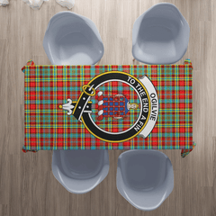 Ogilvie Hunting Ancient Tartan Crest Tablecloth