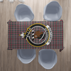 Borthwick Ancient Tartan Crest Tablecloth