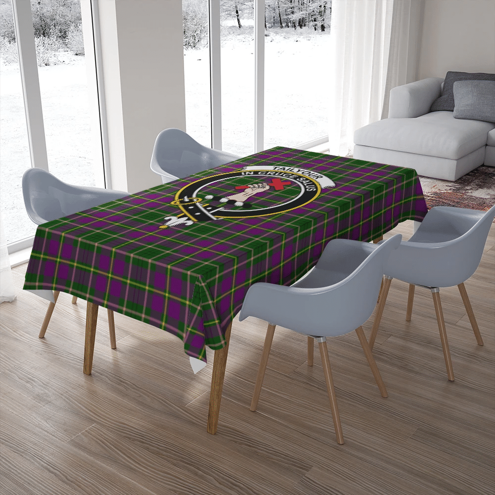 Tailyour Weathered Tartan Crest Tablecloth