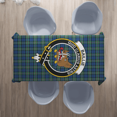 Baillie Ancient Tartan Crest Tablecloth