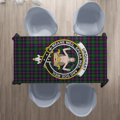 Urquhart Modern Tartan Crest Tablecloth