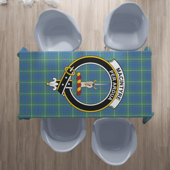 MacIntyre Hunting Ancient Tartan Crest Tablecloth