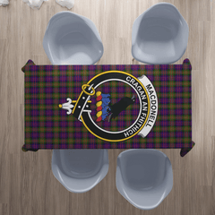 MacDonnell of Glengarry Modern Tartan Crest Tablecloth