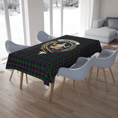 Urquhart Modern Tartan Crest Tablecloth