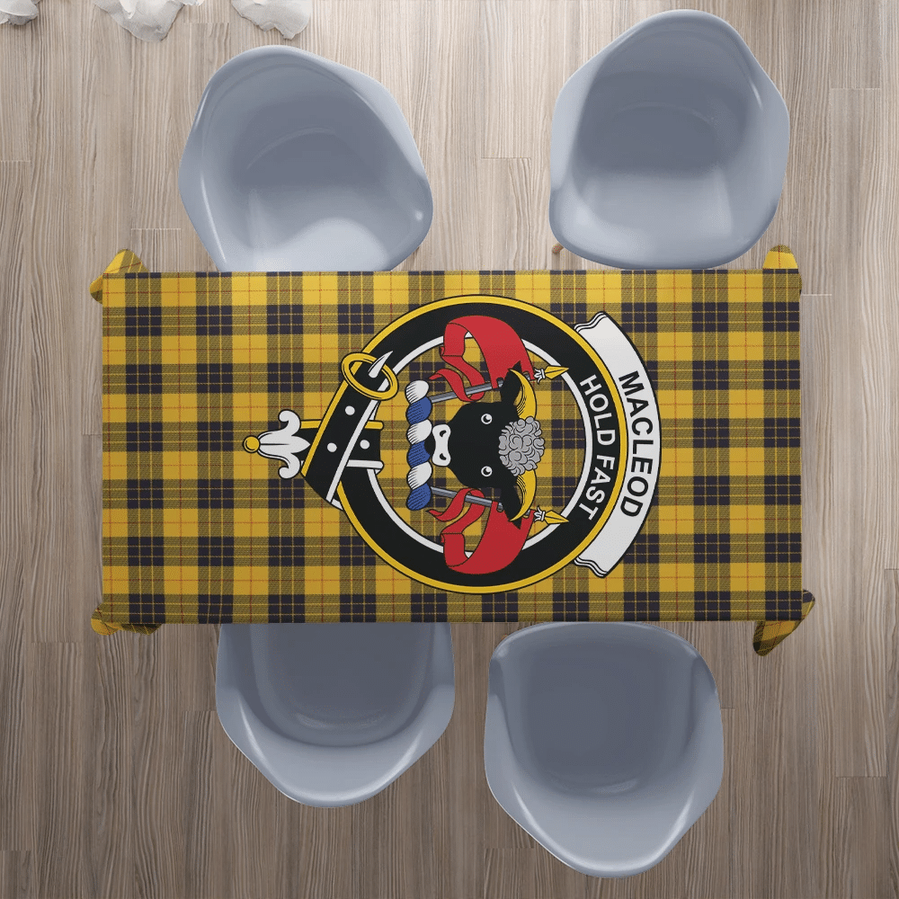 MacLeod of Lewis Ancient Tartan Crest Tablecloth