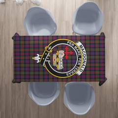 MacDonald Modern Tartan Crest Tablecloth