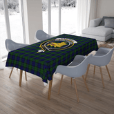 Campbell Modern Tartan Crest Tablecloth