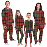 MacPherson Ancient Tartan Plaid Pyjama Family Set