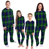 MacIntyre Hunting Modern Tartan Plaid Pyjama Family Set