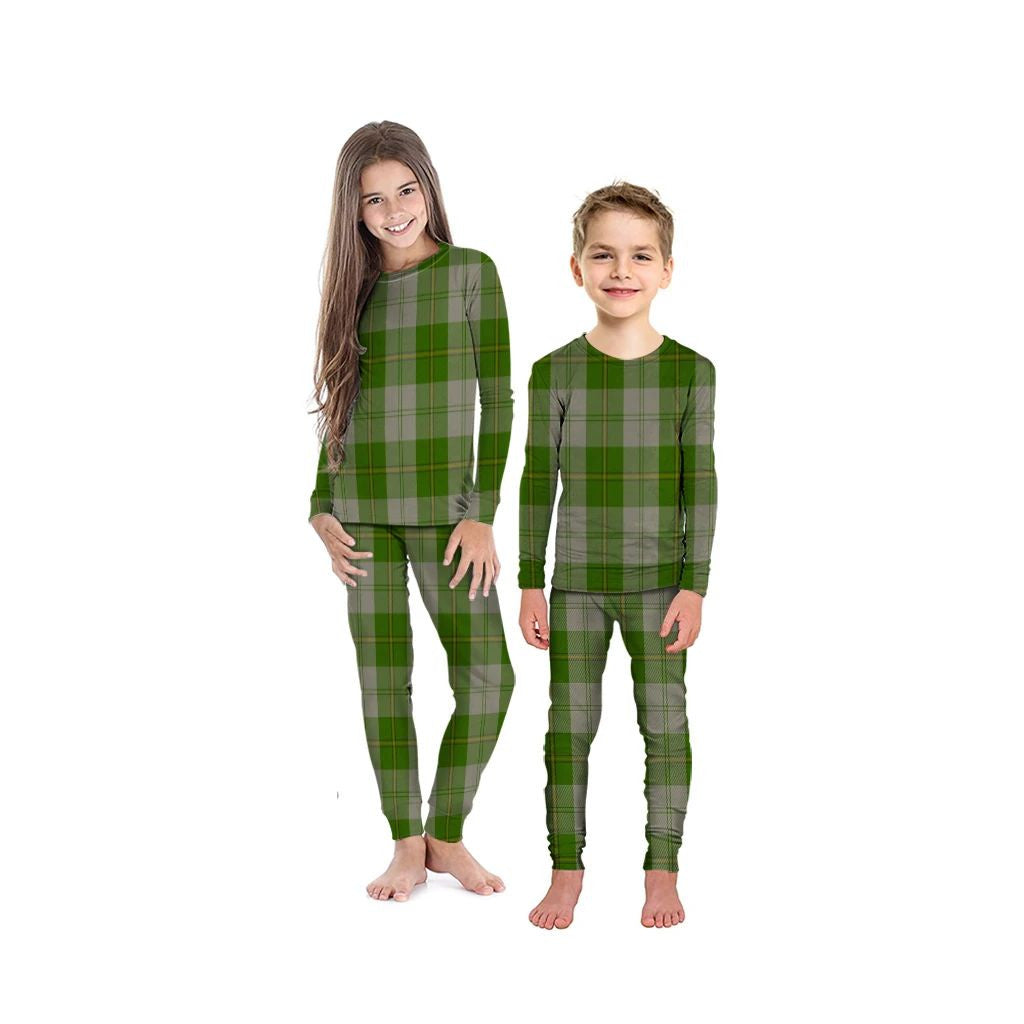 Cunningham Dress Green Dancers Tartan Plaid Pyjama Family Set