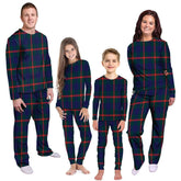 Agnew Modern Tartan Plaid Pyjama Family Set