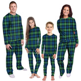 Gordon Ancient Tartan Plaid Pyjama Family Set