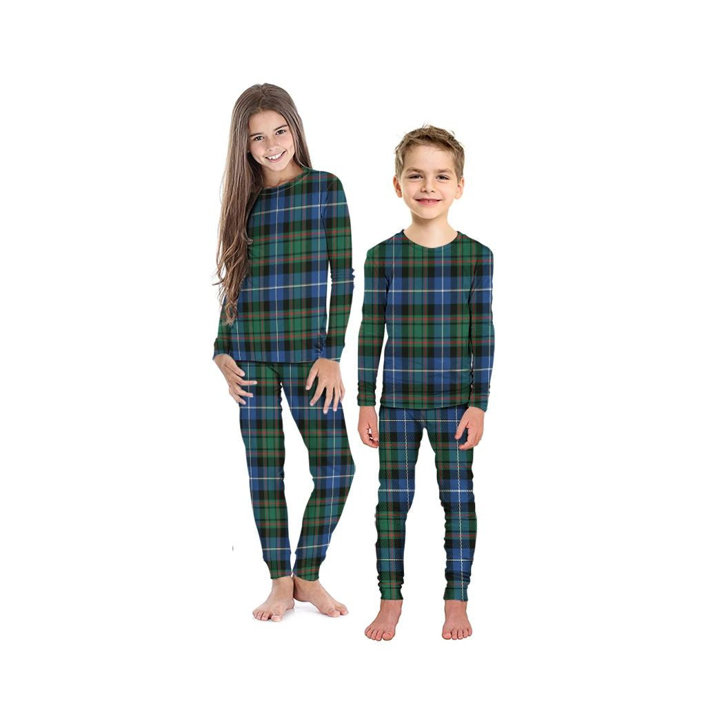 MacRae Hunting Ancient Tartan Plaid Pyjama Family Set