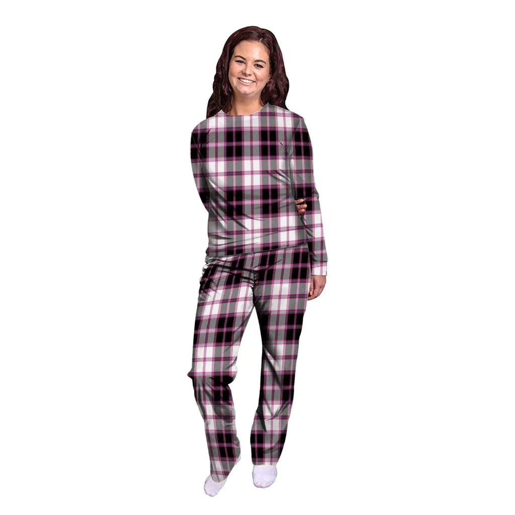 MacPherson Hunting Modern Tartan Plaid Pyjama Family Set
