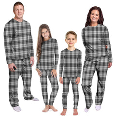 Douglas Grey Modern Tartan Plaid Pyjama Family Set
