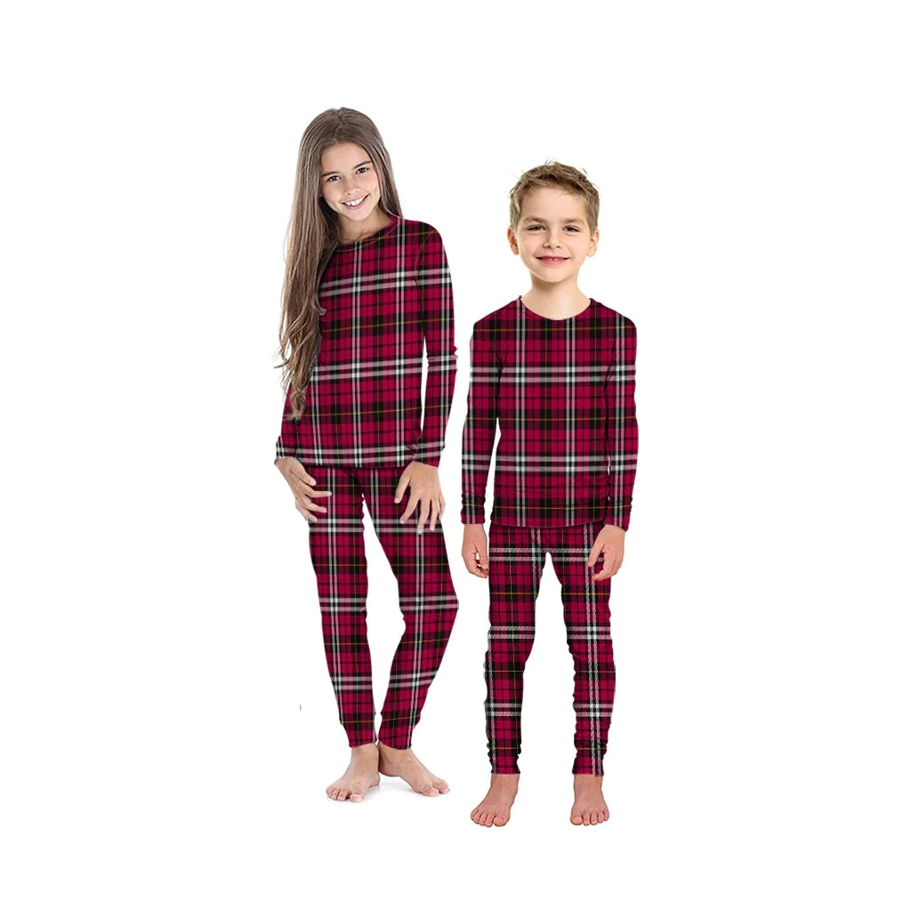 Little Tartan Plaid Pyjama Family Set