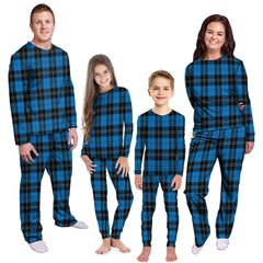 Ramsay Blue Ancient Tartan Plaid Pyjama Family Set