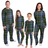 Manx Nation Tartan Plaid Pyjama Family Set