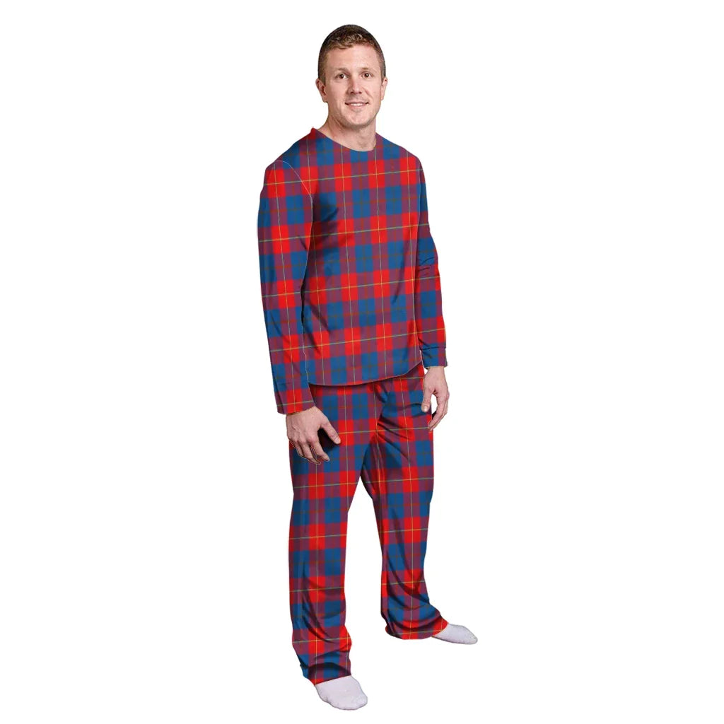 Galloway Red Tartan Plaid Pyjama Family Set