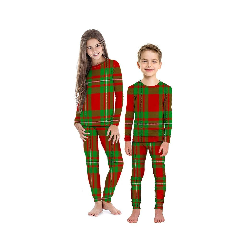 Callander Modern Tartan Plaid Pyjama Family Set