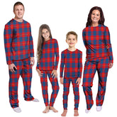 Galloway Red Tartan Plaid Pyjama Family Set