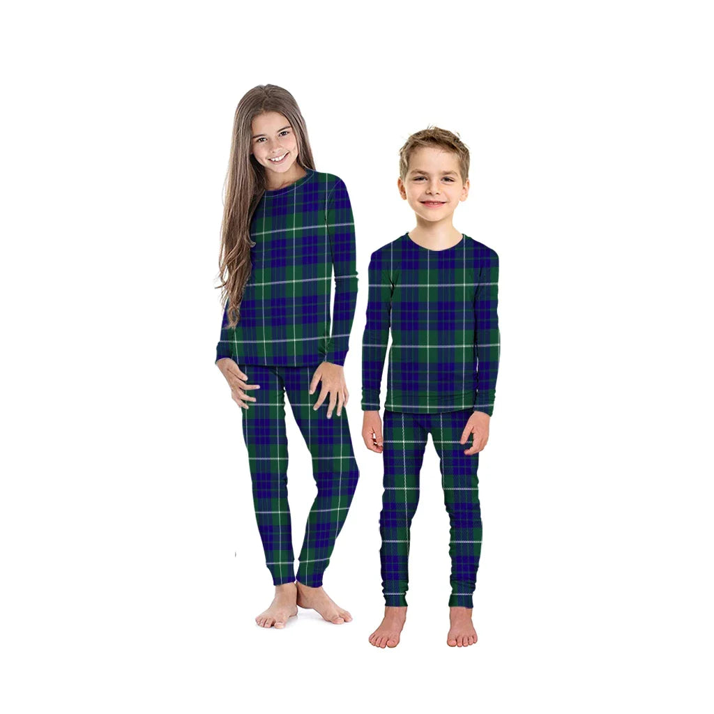 Hamilton Hunting Modern Tartan Plaid Pyjama Family Set